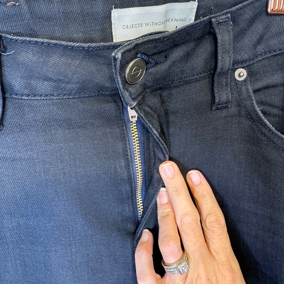 OM | High Rise Boy Zip Black Twill Skinny Jeans - Picture 5 of 15